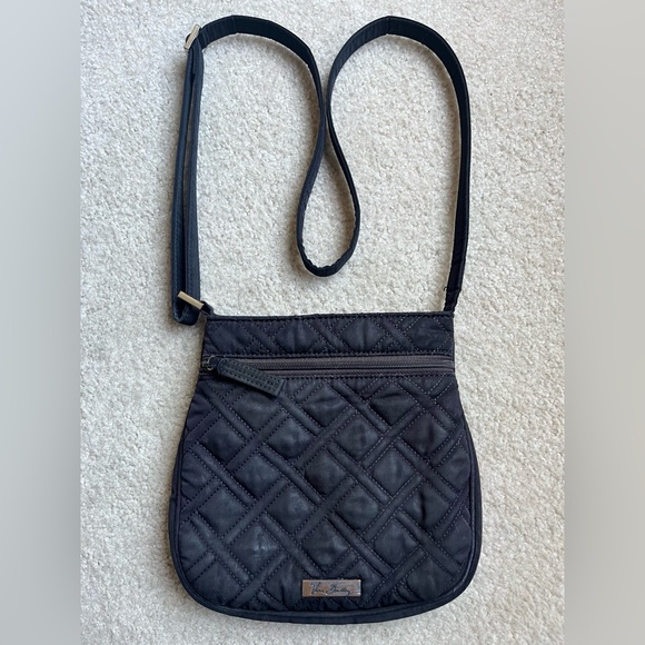 Vera Bradley Handbags - Vera Bradley Quilted Black Crossbody Bag